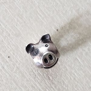 Pandora Silver 925 Pig Charm